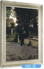 Senyor Quer In The Garden by Santiago Rusinol Posters, Prints, & Visual Artwork