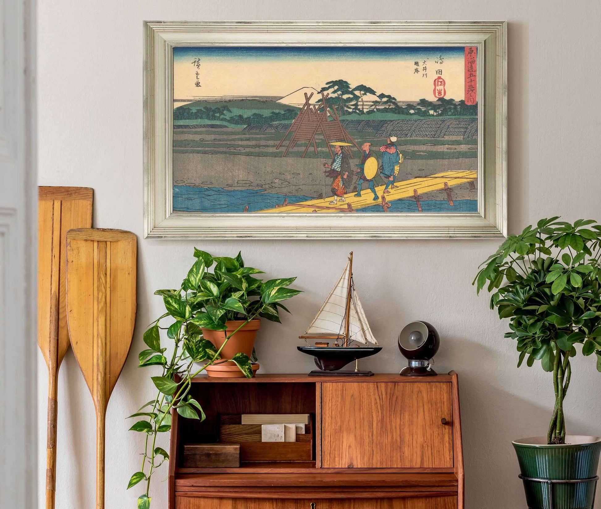 Shimada   by Ando Hiroshige Posters, Prints, & Visual Artwork