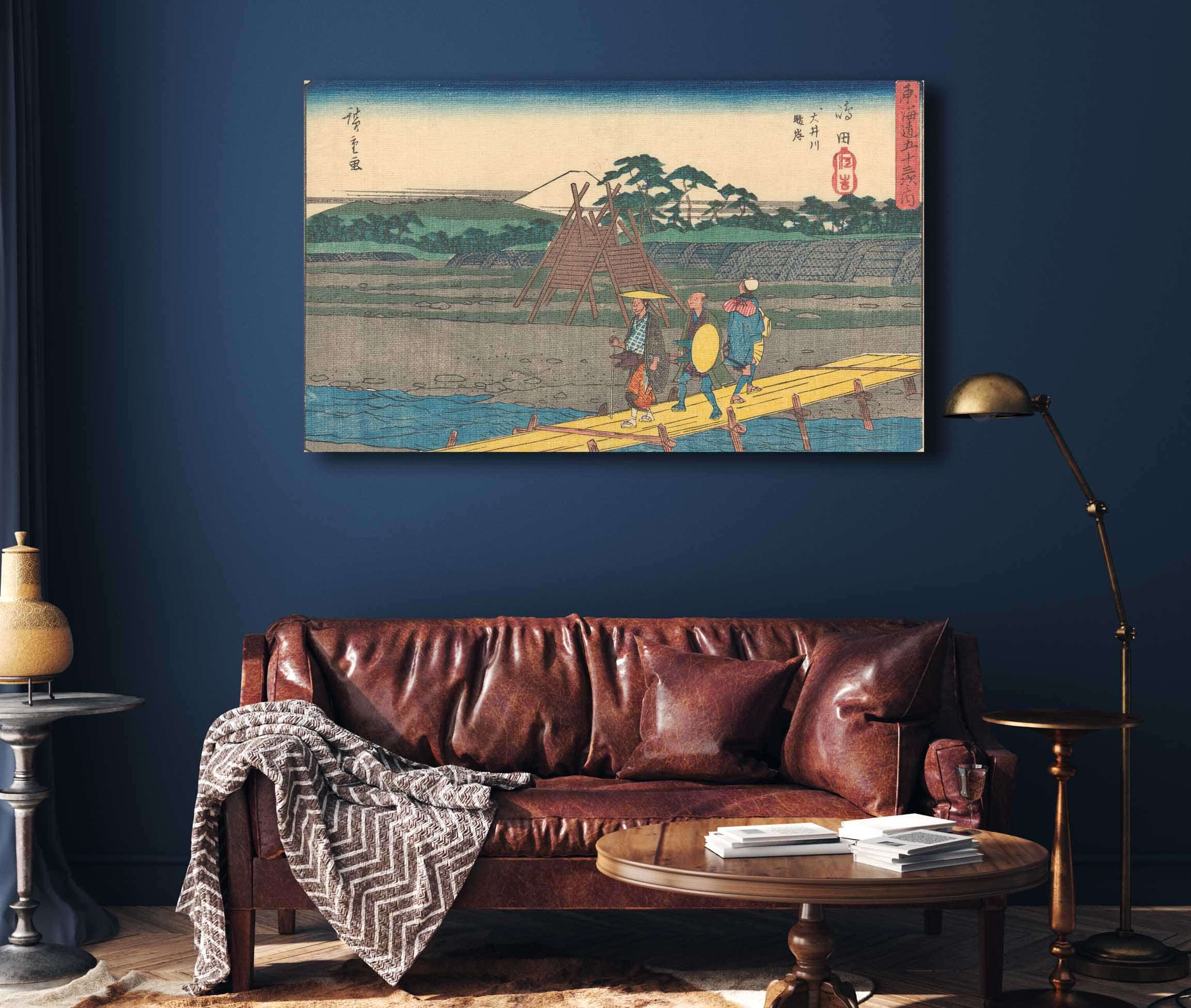 Shimada   by Ando Hiroshige Posters, Prints, & Visual Artwork