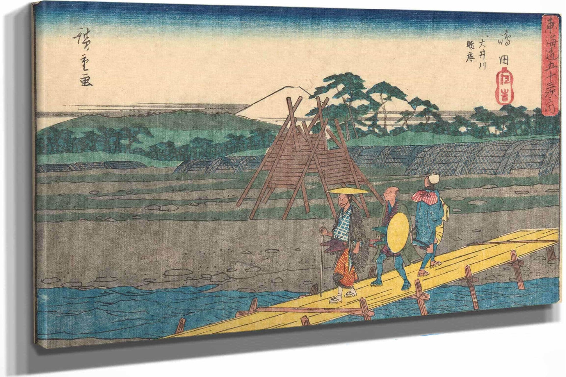 Shimada   by Ando Hiroshige Posters, Prints, & Visual Artwork