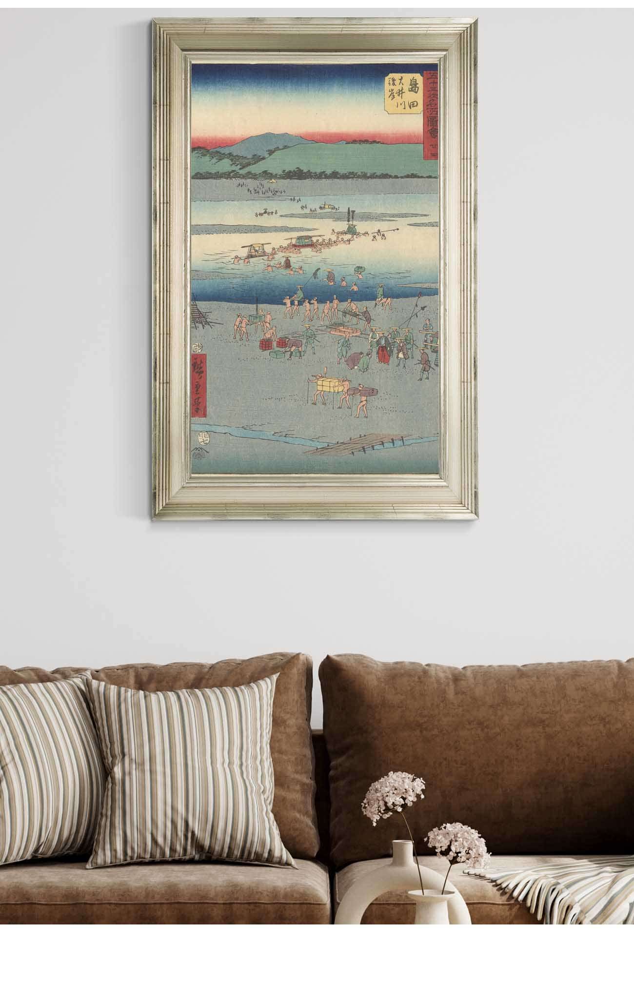 Shimada   by Ando Hiroshige Posters, Prints, & Visual Artwork