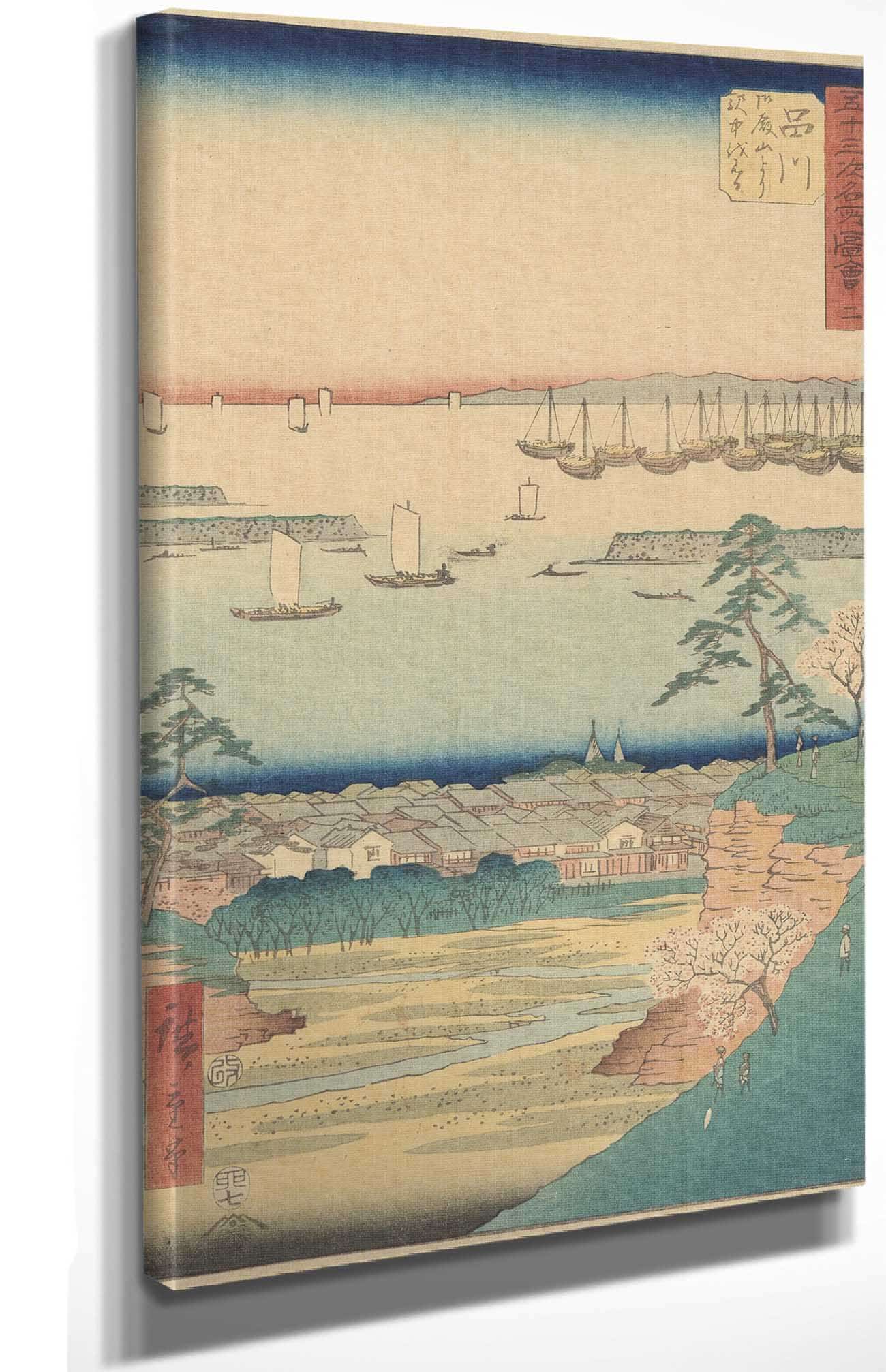 Shinagawa   by Ando Hiroshige Posters, Prints, & Visual Artwork