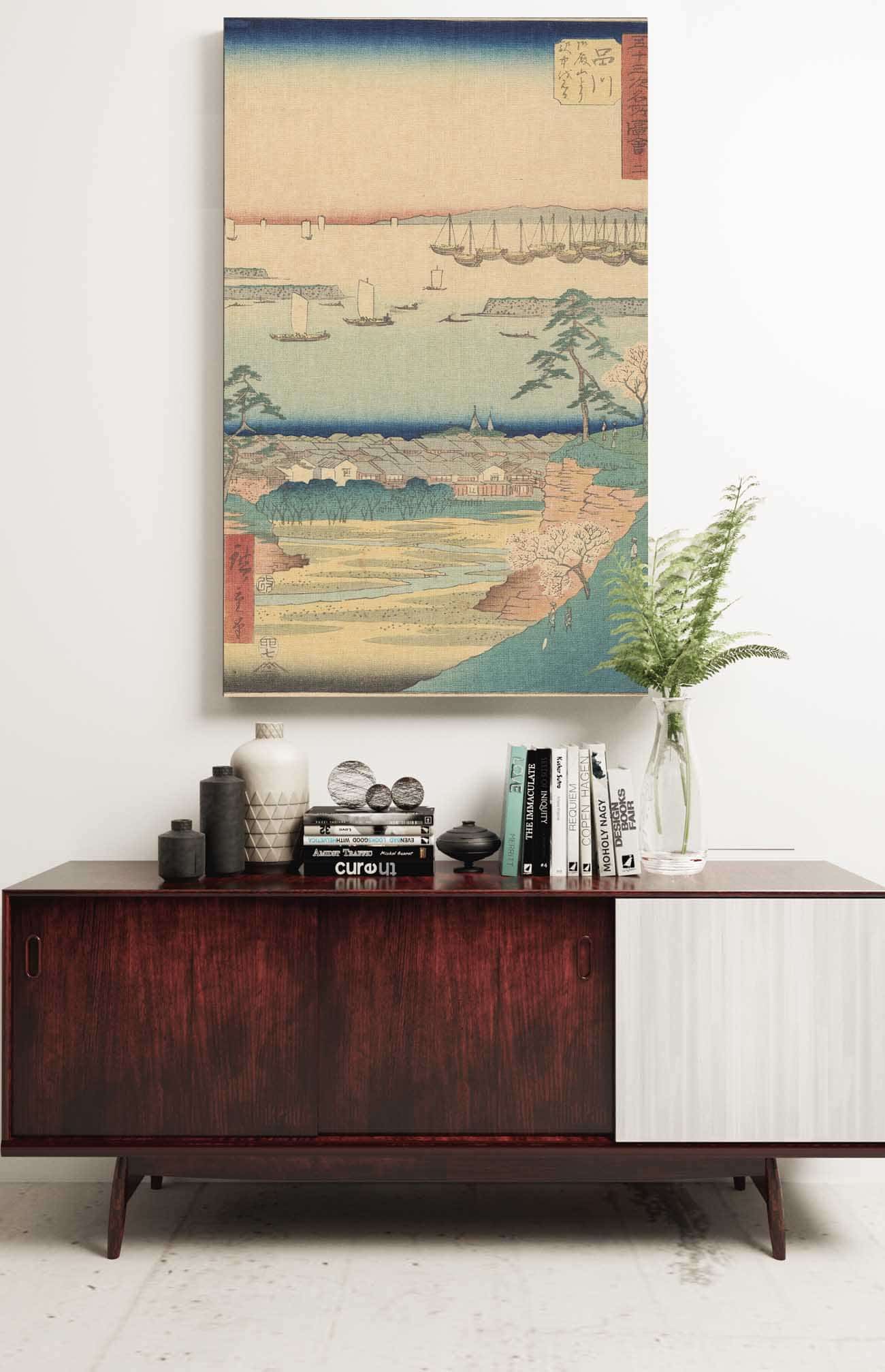 Shinagawa   by Ando Hiroshige Posters, Prints, & Visual Artwork