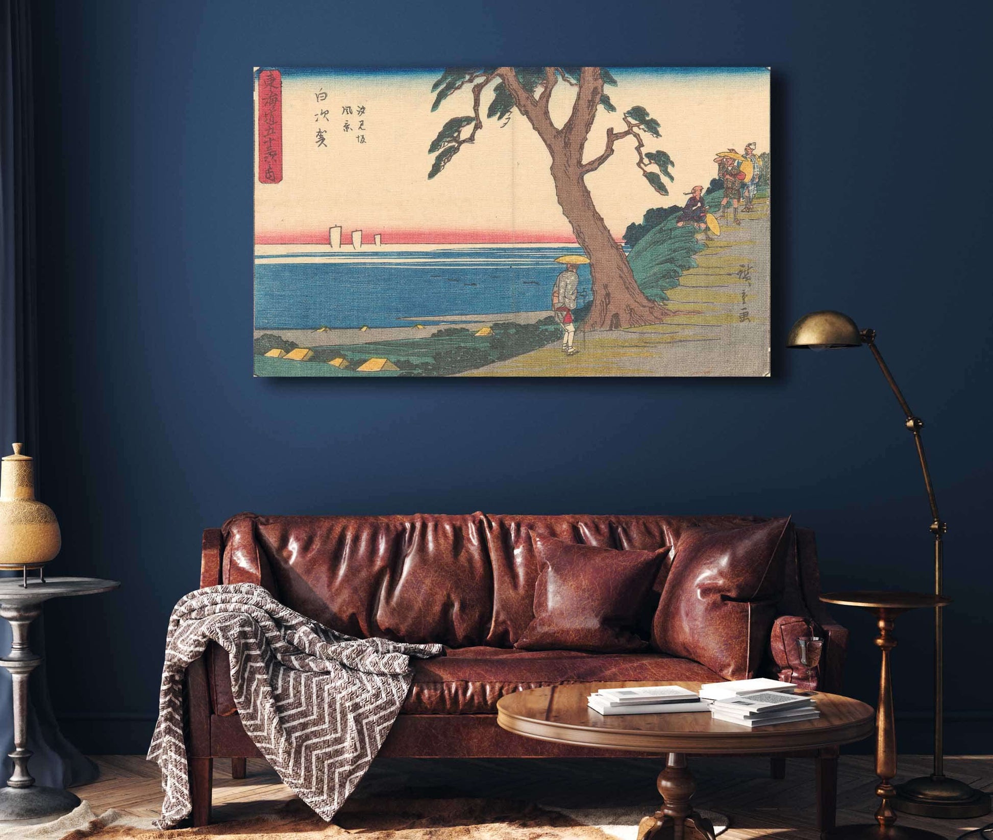 Shirasuka   by Ando Hiroshige Posters, Prints, & Visual Artwork
