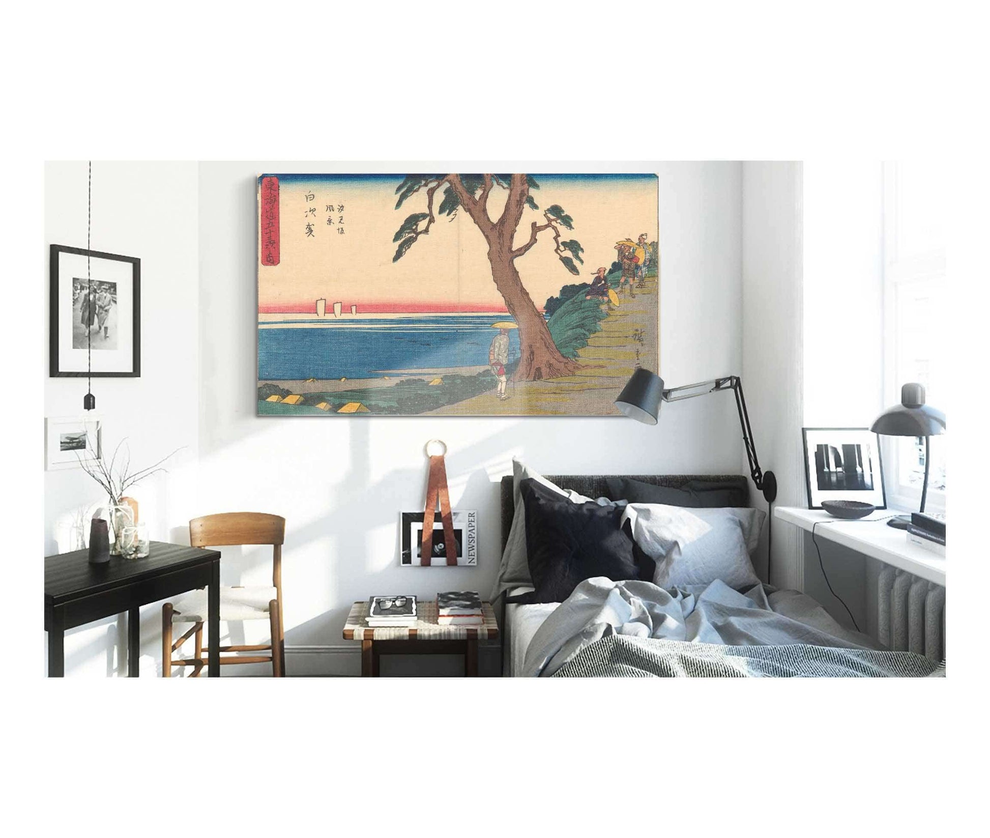 Shirasuka   by Ando Hiroshige Posters, Prints, & Visual Artwork