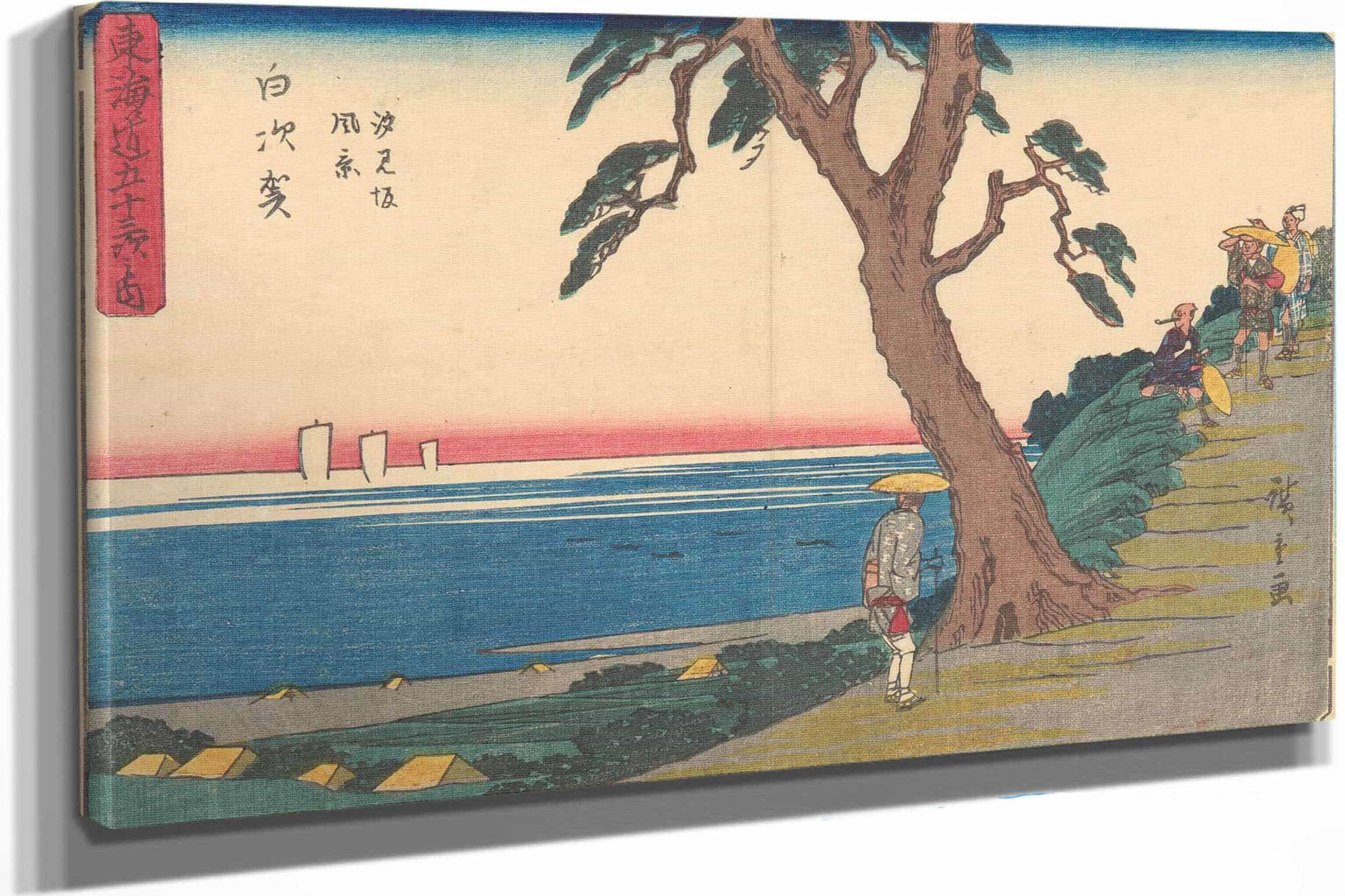 Shirasuka   by Ando Hiroshige Posters, Prints, & Visual Artwork