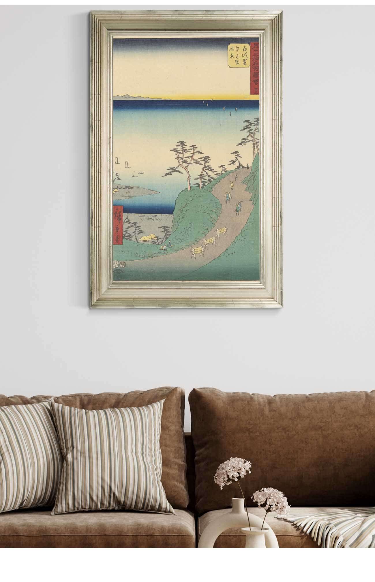 Shirasuka   by Ando Hiroshige Posters, Prints, & Visual Artwork