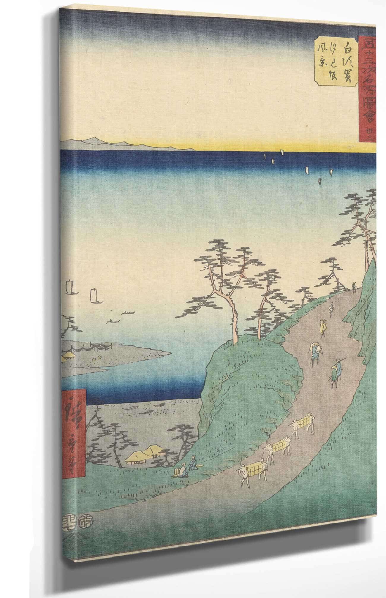 Shirasuka   by Ando Hiroshige Posters, Prints, & Visual Artwork