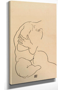 Sitzender Weiblicher Torso by Egon Schiele Posters, Prints, & Visual Artwork