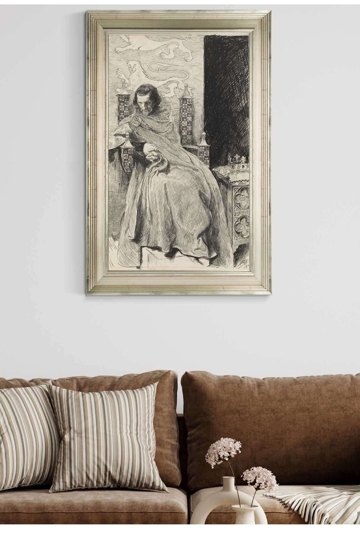 Sketch For King John From King John by Edwin Austin Abbey Posters, Prints, & Visual Artwork