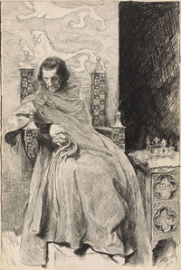 Sketch For King John From King John by Edwin Austin Abbey Posters, Prints, & Visual Artwork