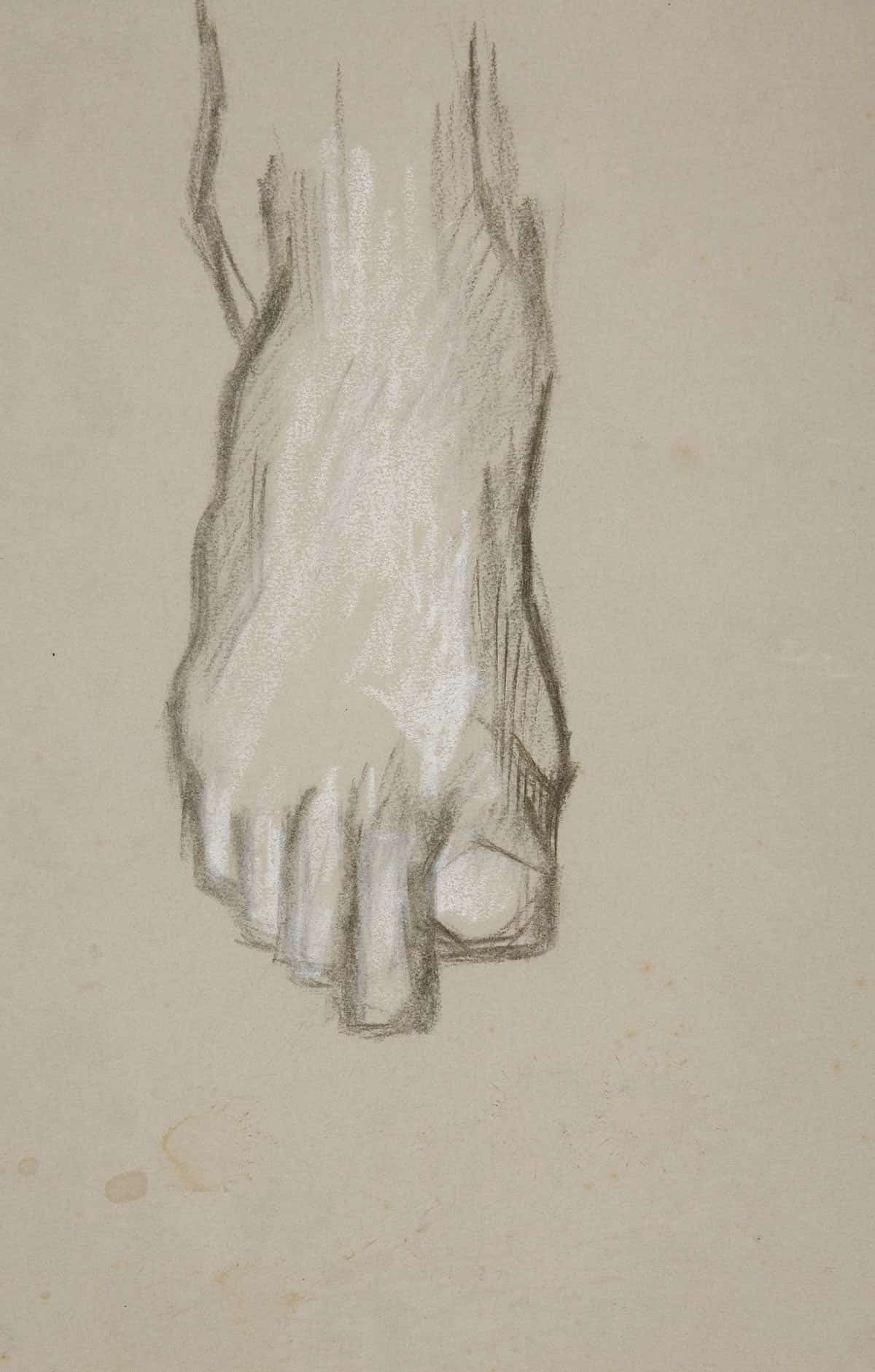Sketch Of A Foot by Edwin Austin Abbey Posters, Prints, & Visual Artwork