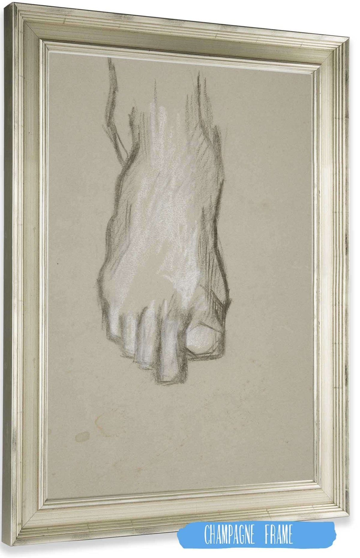 Sketch Of A Foot by Edwin Austin Abbey Posters, Prints, & Visual Artwork