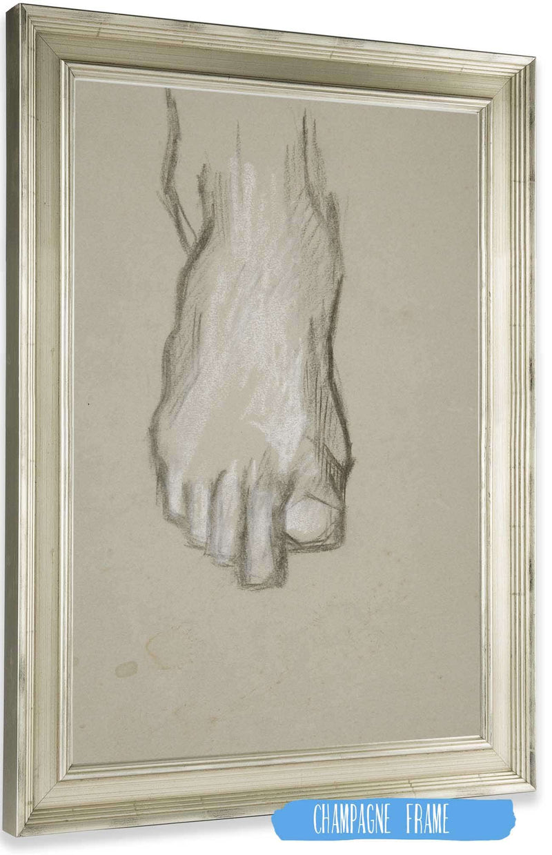 Sketch Of A Foot by Edwin Austin Abbey Posters, Prints, & Visual Artwork