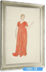 Sketch Of A Woman Costume Study For A Play by Edwin Austin Abbey Posters, Prints, & Visual Artwork