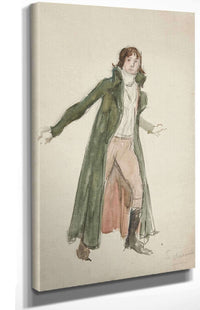 Sketch Of A Young Man Study For Illustration To A Play by Edwin Austin Abbey Posters, Prints, & Visual Artwork