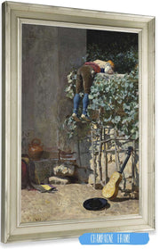 Sneaking A Peek by Jehan Georges Vibert Posters, Prints, & Visual Artwork