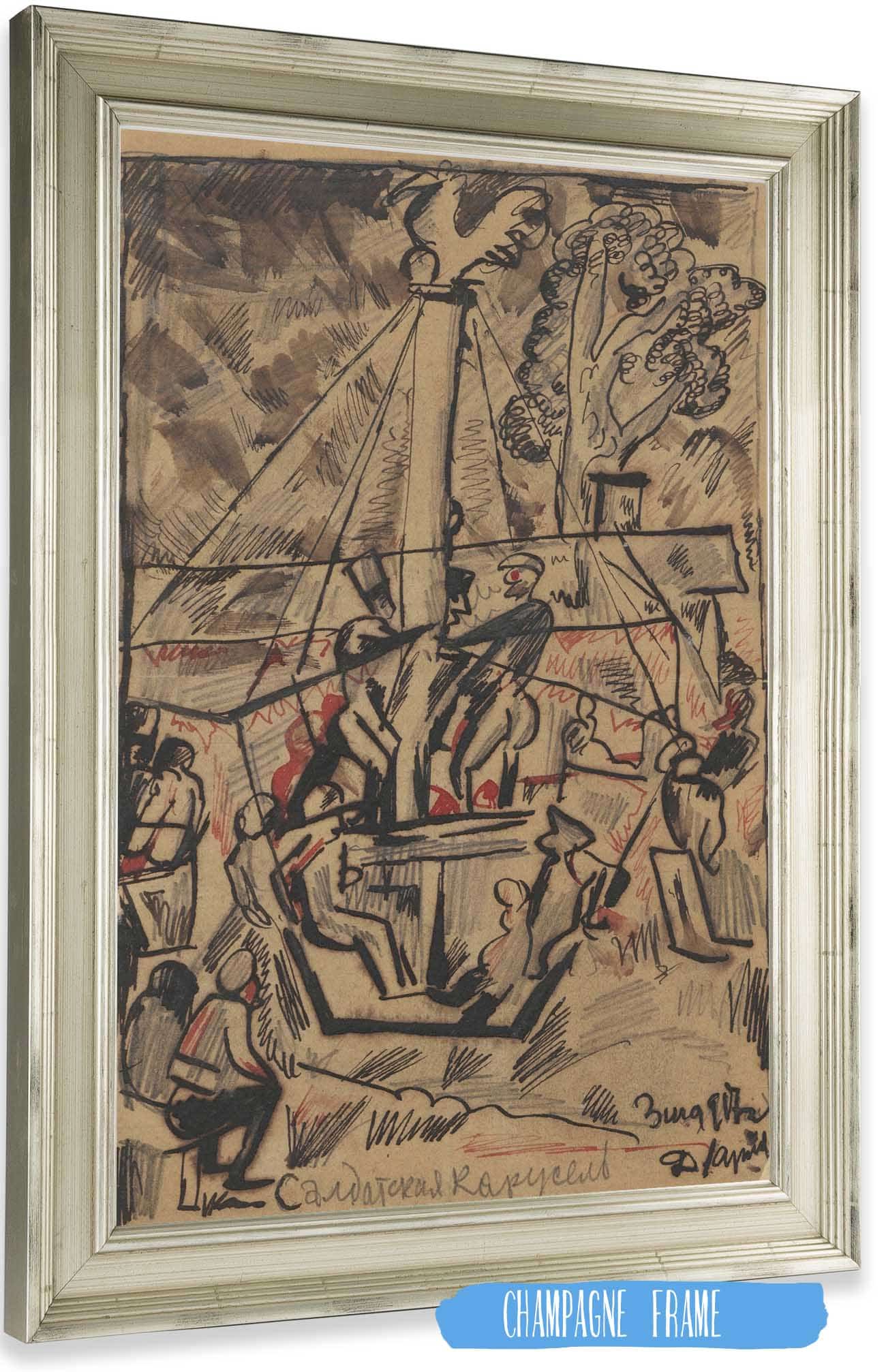 Soldiers Carousel by Zygmunt Waliszewski Posters, Prints, & Visual Artwork