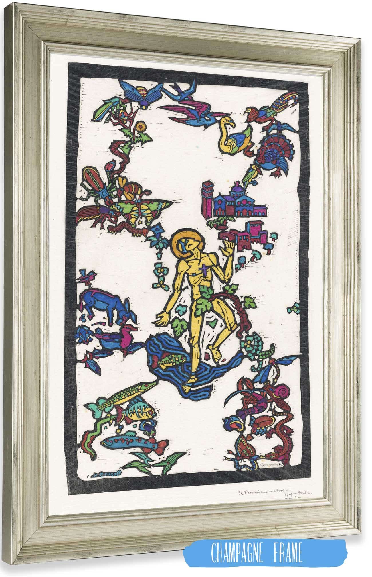 St Franciscus V Assisi by Reijer Stolk Posters, Prints, & Visual Artwork