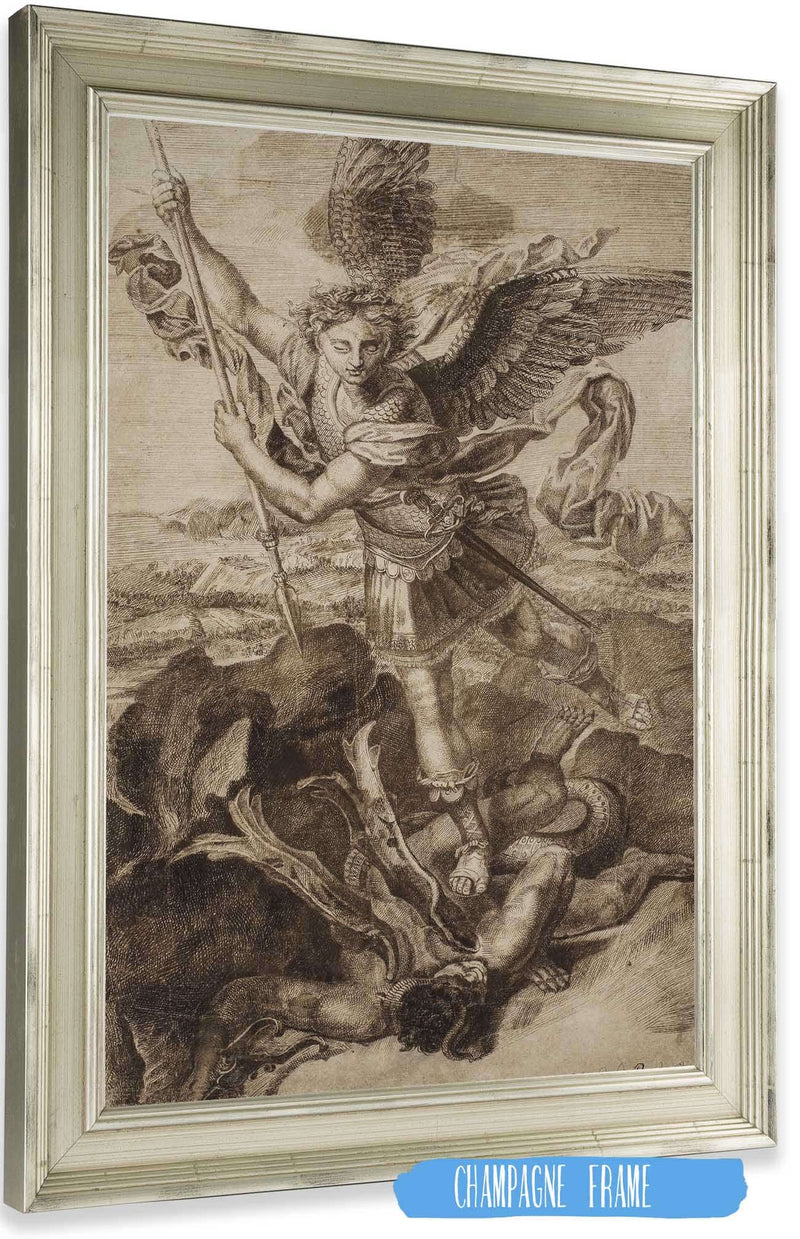 St Michael by Raphael Posters, Prints, & Visual Artwork