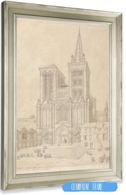 St Peter At Lisieux Normandy West Front by John Sell Cotman Posters, Prints, & Visual Artwork
