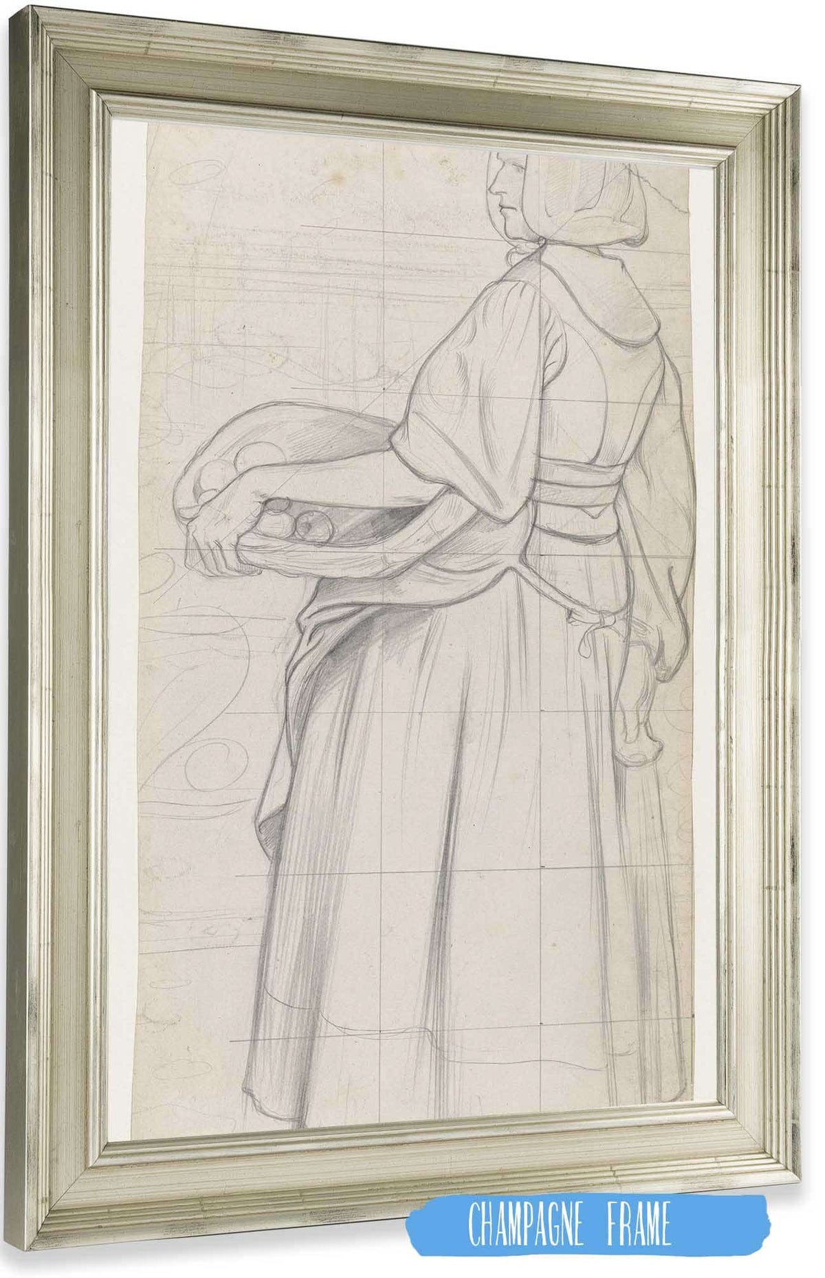 Staand Huizer Meisje Met Fruitmand by Richard Nicolaus Roland Holst Posters, Prints, & Visual Artwork