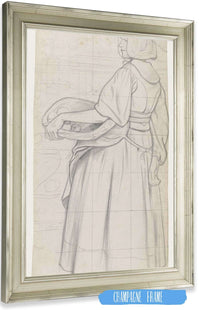 Staand Huizer Meisje Met Fruitmand by Richard Nicolaus Roland Holst Posters, Prints, & Visual Artwork