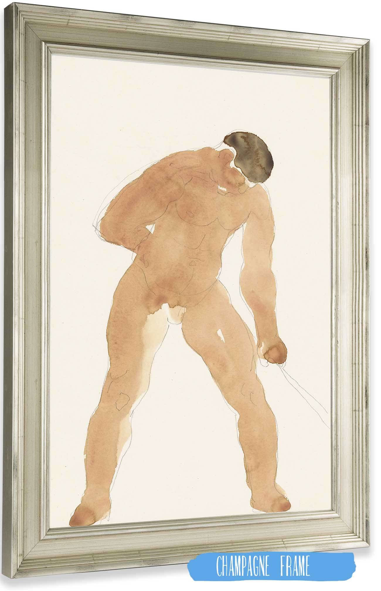 Staande Naakte Man by Reijer Stolk Posters, Prints, & Visual Artwork