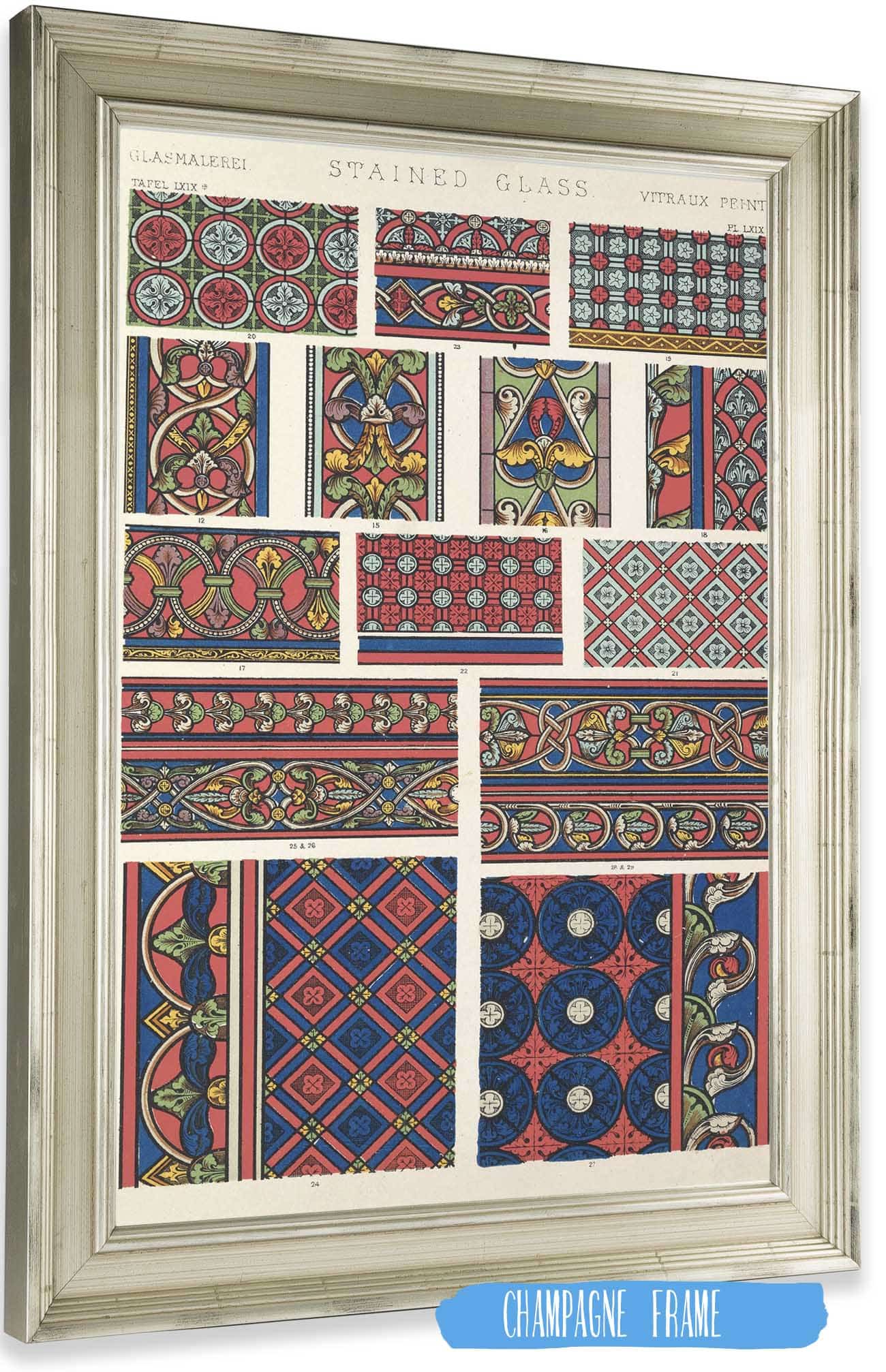 Stained Glass by Owen Jones Posters, Prints, & Visual Artwork