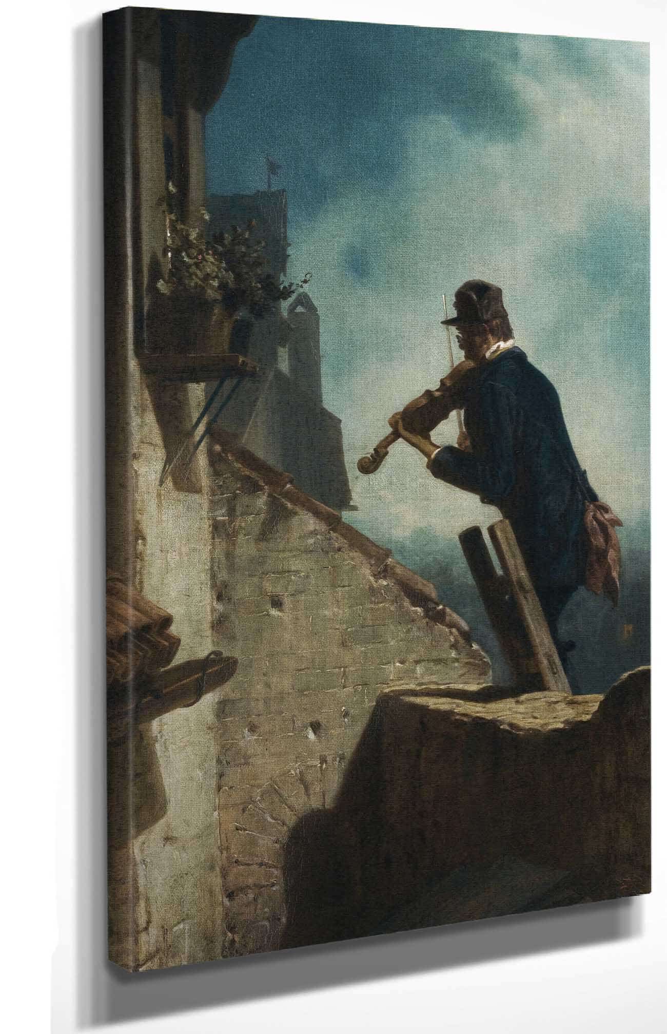 Standchen The Serenade by Carl Spitzweg Posters, Prints, & Visual Artwork