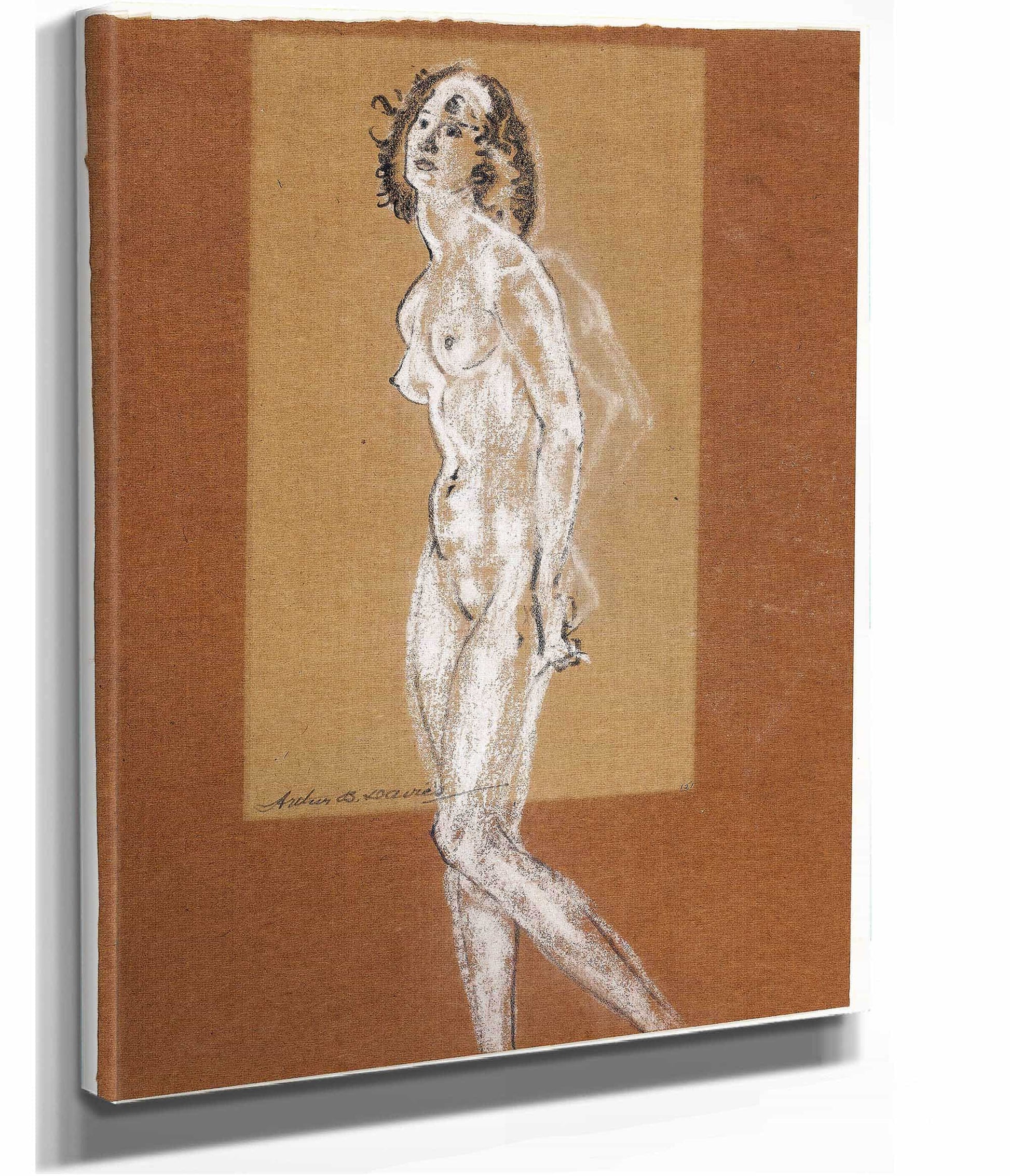 Standing Female Nude   by Arthur Bowen Davies Posters, Prints, & Visual Artwork
