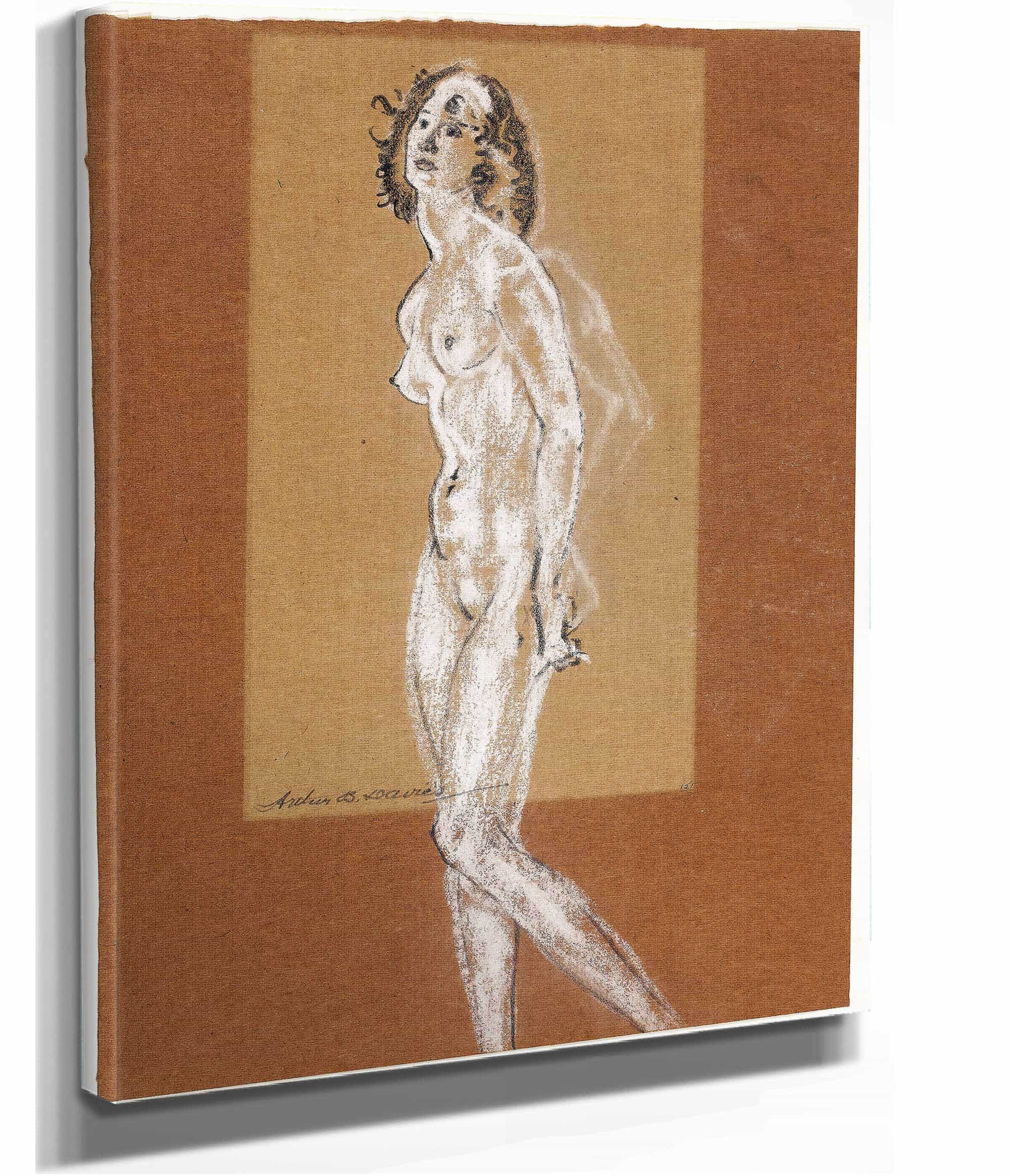 Standing Female Nude   by Arthur Bowen Davies Posters, Prints, & Visual Artwork