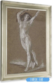 Standing Female Nude   by Arthur Bowen Davies Posters, Prints, & Visual Artwork