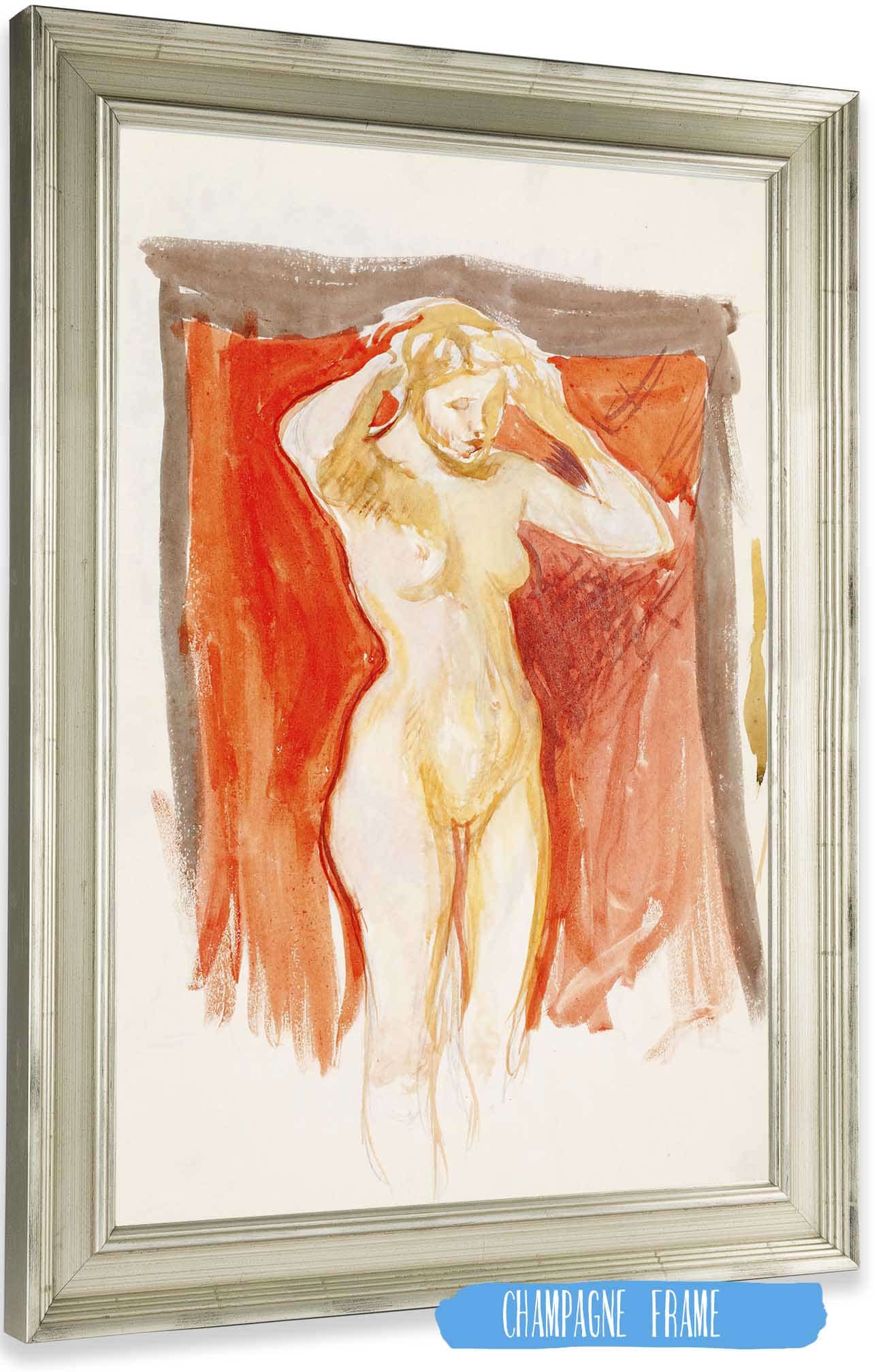 Standing Nude Model  by Magnus Enckell Posters, Prints, & Visual Artwork