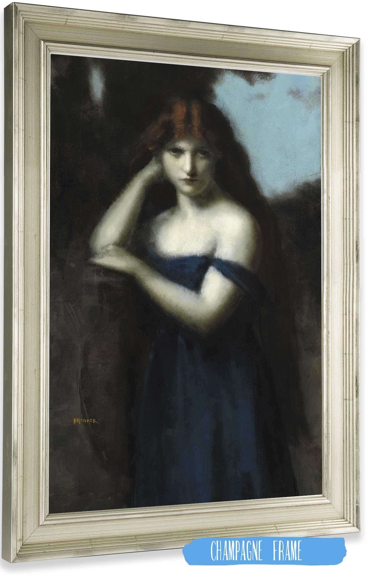 Standing Woman by Jean Jacques Henner Posters, Prints, & Visual Artwork