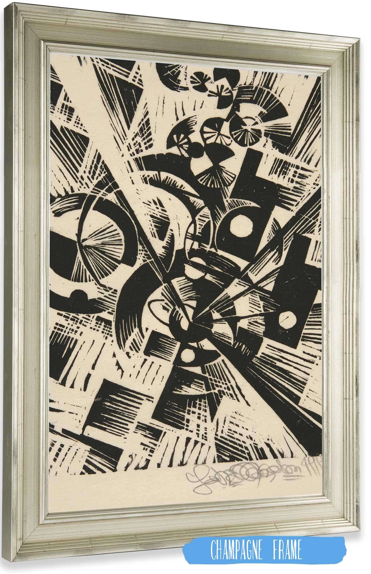 Star Movement by Johannes Molzahn Posters, Prints, & Visual Artwork