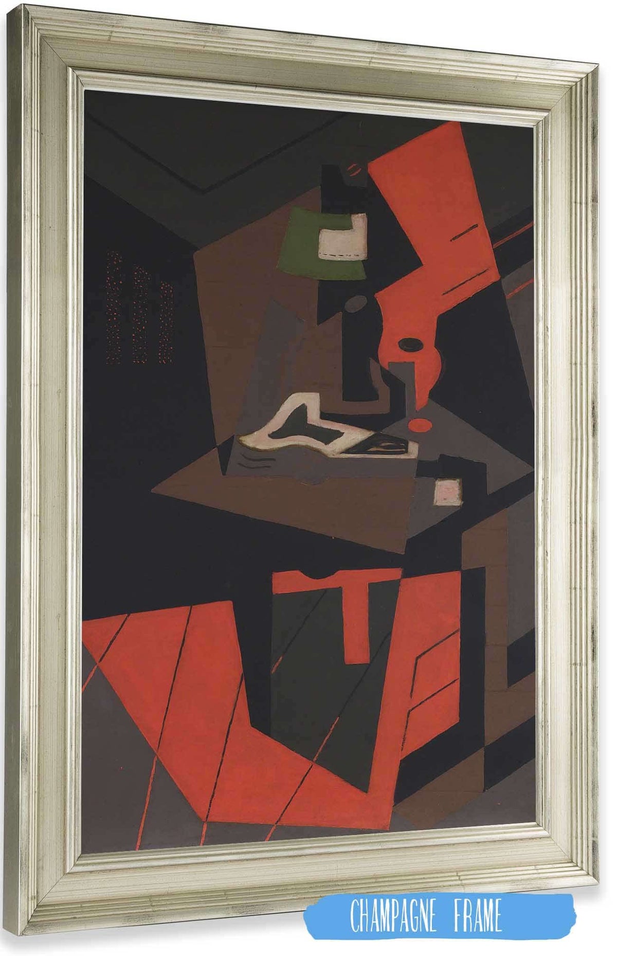 Still Life With Red Lamp by Maria Blanchard Posters, Prints, & Visual Artwork