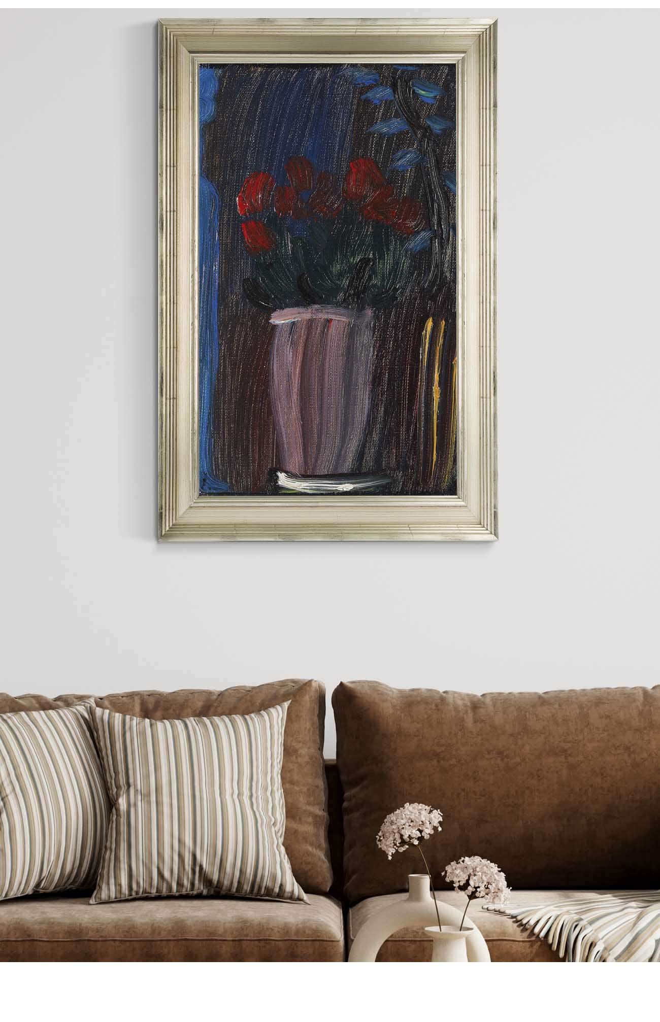 Stillleben Alpenveilchen Erbluhen by Alexej Von Jawlensky Posters, Prints, & Visual Artwork