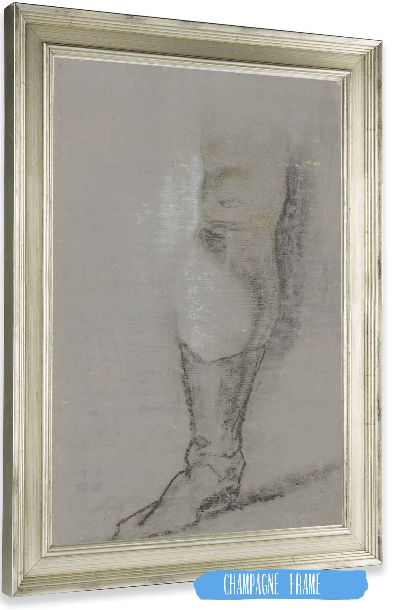 Studie Til Det Rybergske Familiebillede Johan Christian Rybergs Hojre Ben by Jens Juel Posters, Prints, & Visual Artwork