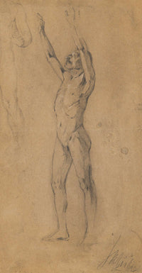 Studienblatt Mannerakte by Egon Schiele Posters, Prints, & Visual Artwork