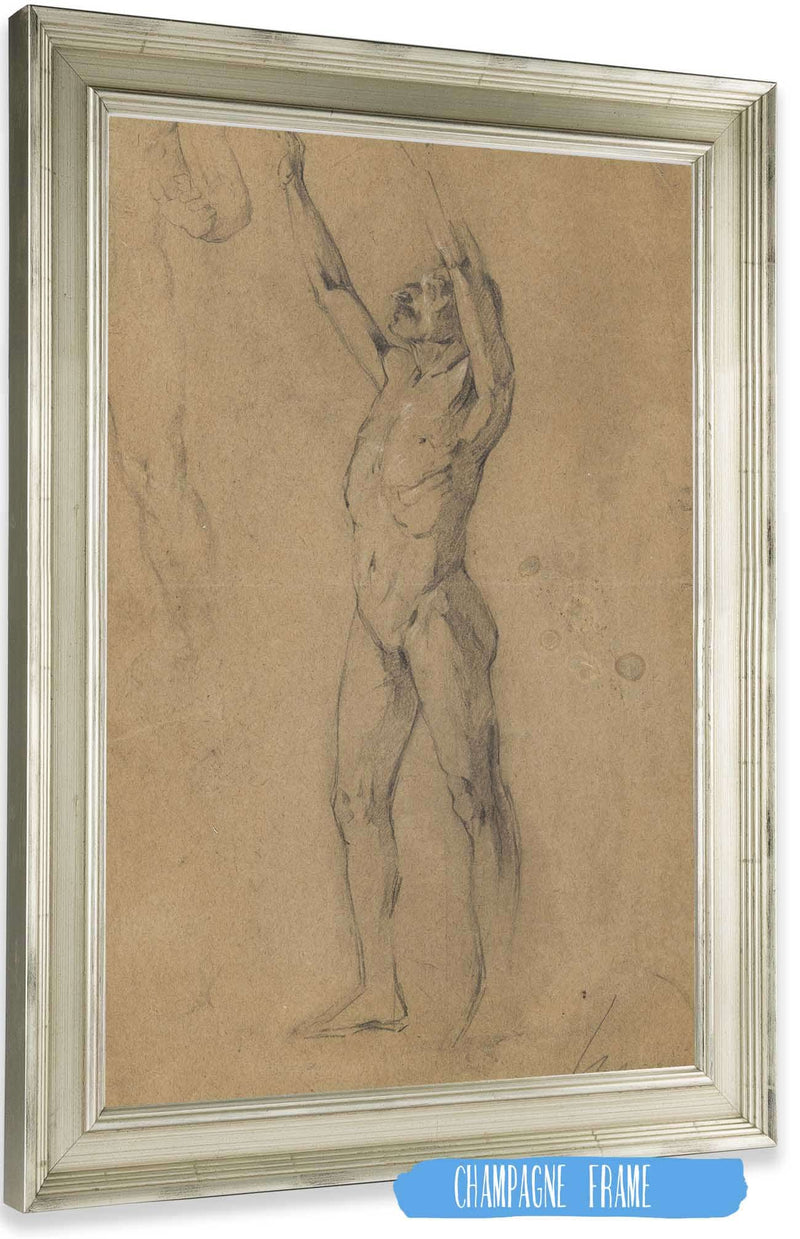 Studienblatt Mannerakte by Egon Schiele Posters, Prints, & Visual Artwork