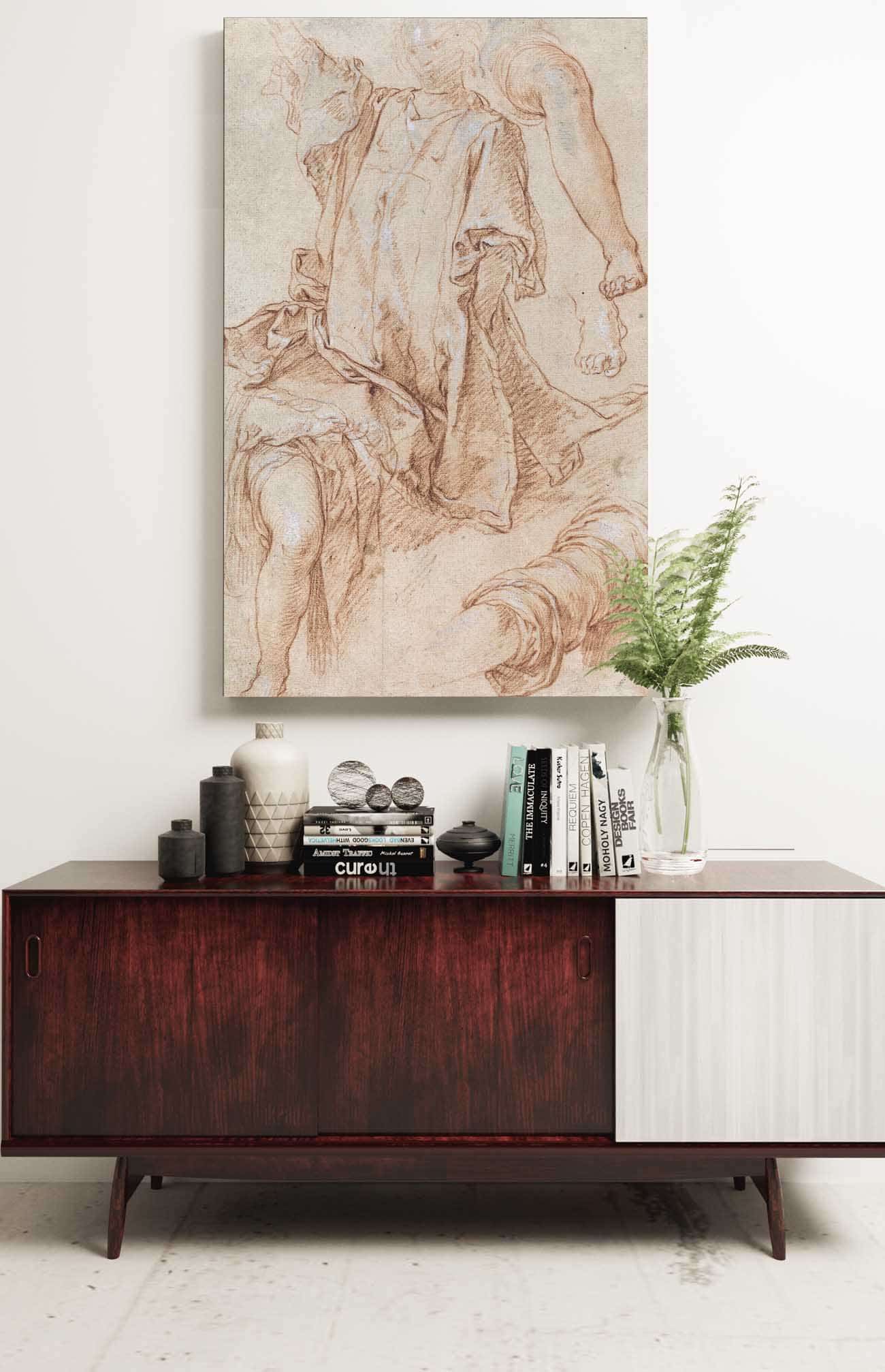 Studies Of Legs And Drapery Recto by Abraham Bloemaert Posters, Prints, & Visual Artwork