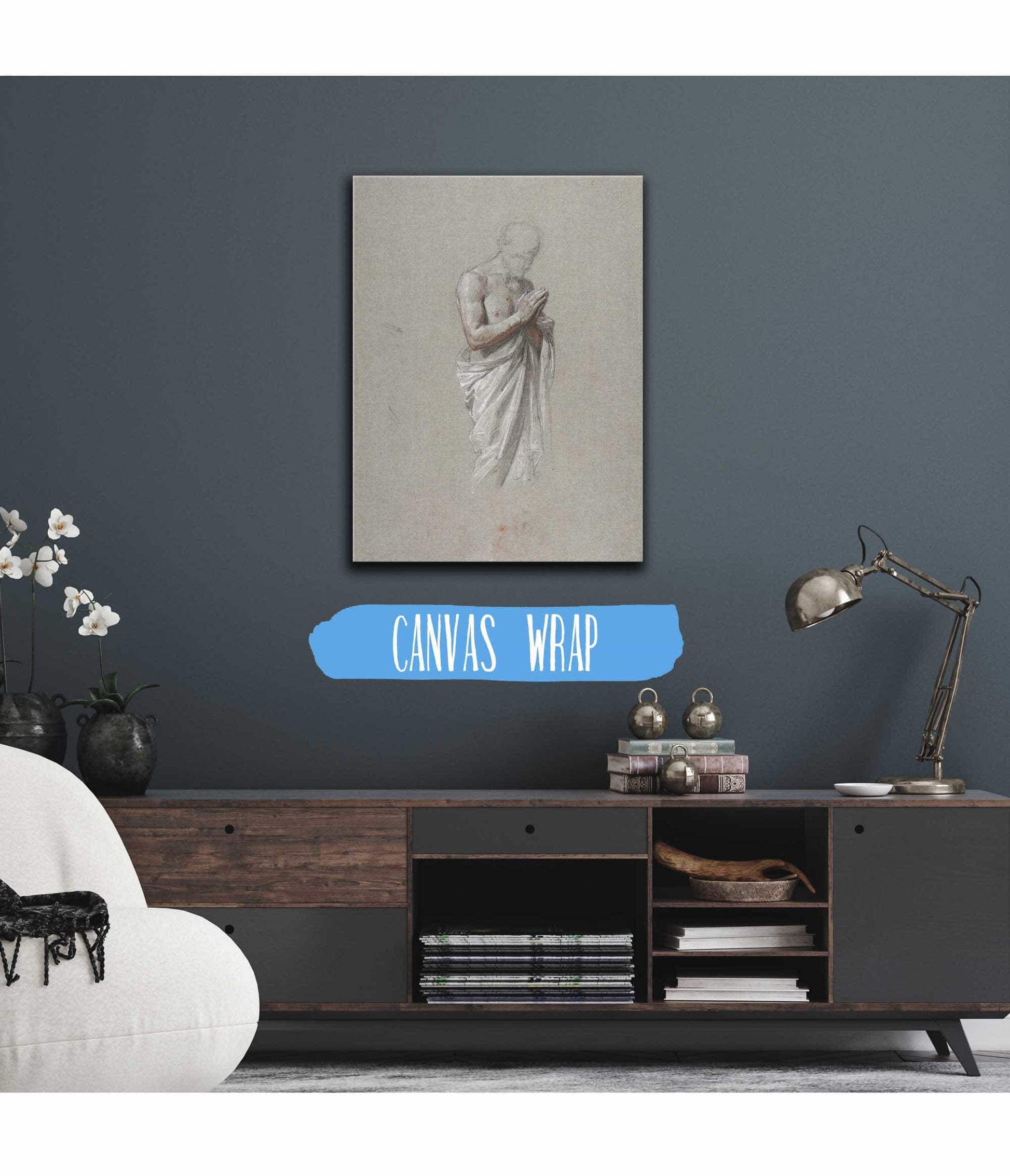 Study For Clovis by Isidore Pils Posters, Prints, & Visual Artwork
