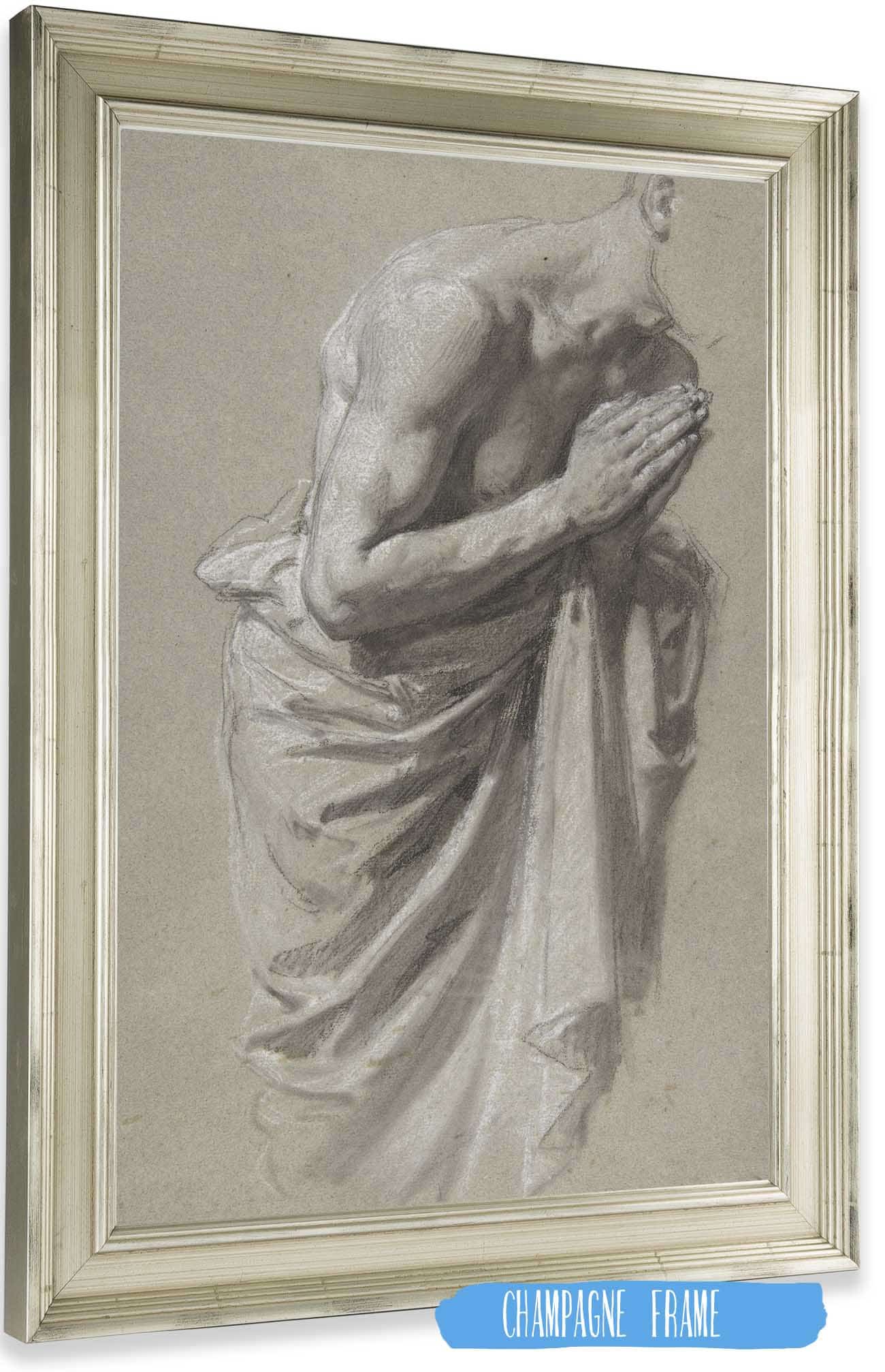 Study For Clovis by Isidore Pils Posters, Prints, & Visual Artwork