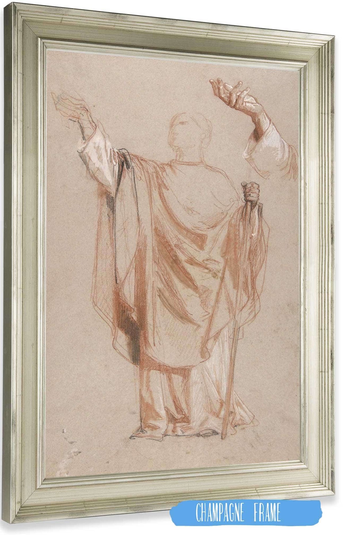 Study For Saint Remi by Isidore Pils Posters, Prints, & Visual Artwork