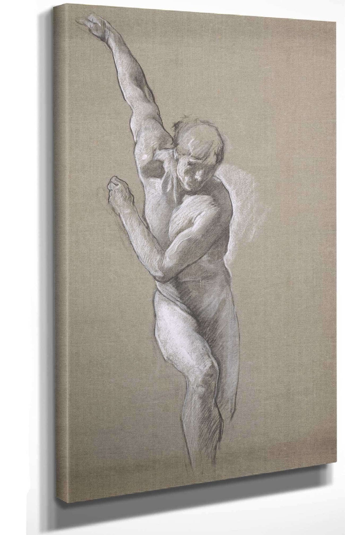 Study For Science Discovering The Treasures Of The Earth by Edwin Austin Abbey Posters, Prints, & Visual Artwork