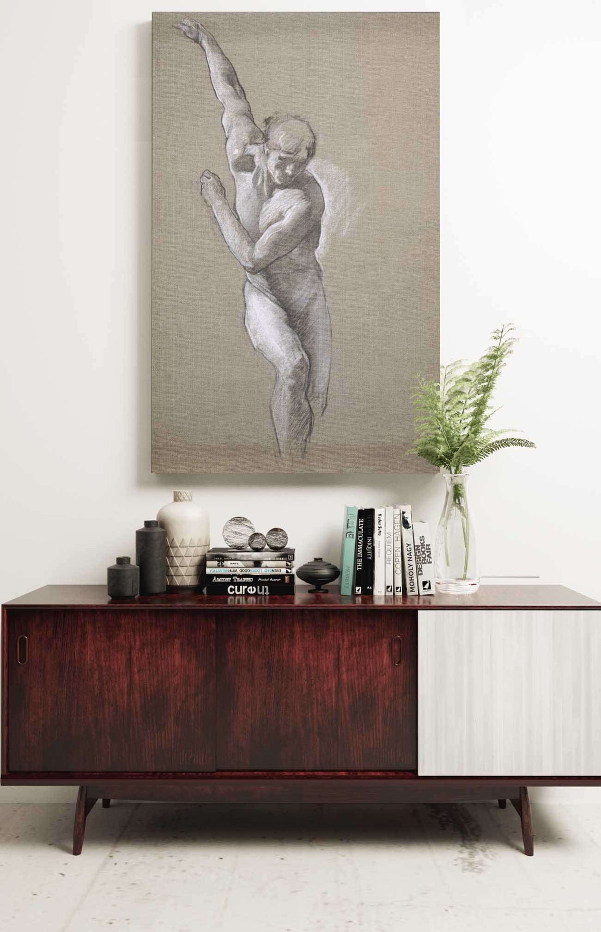 Study For Science Discovering The Treasures Of The Earth by Edwin Austin Abbey Posters, Prints, & Visual Artwork