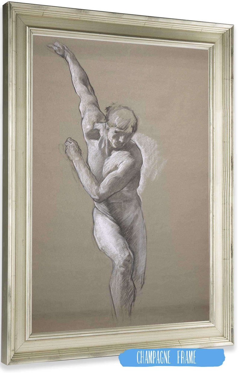 Study For Science Discovering The Treasures Of The Earth by Edwin Austin Abbey Posters, Prints, & Visual Artwork