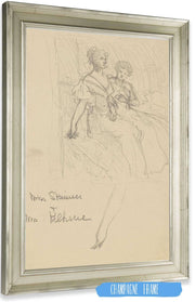 Study For The Skinner Sisters by John White Alexander Posters, Prints, & Visual Artwork