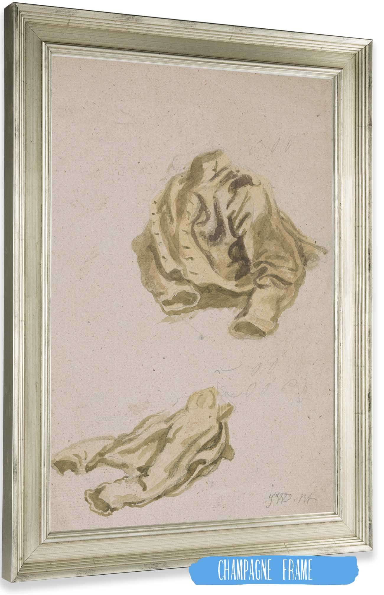 Study Of A Coat And Breeches by James Ward Posters, Prints, & Visual Artwork